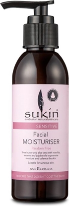 Picture of Sukin SENSITIVE Nawilżający krem do twarzy skóra wrażliwa 125ml (pompka)