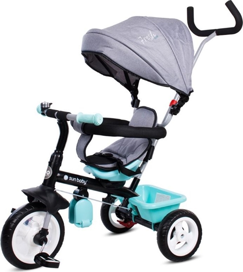 Изображение Sun Baby Rowerek trójkołowy Fresh 360 - turkusowo-szary