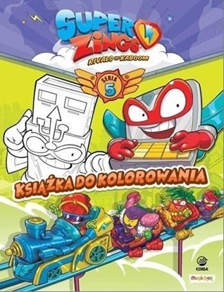 Изображение Super Zings SuperZings - Książka do kolorowania + figurka