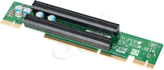 Picture of SuperMicro Karta Riser 1U 2x PCIe x16 (RSC-R1UW-2E16)