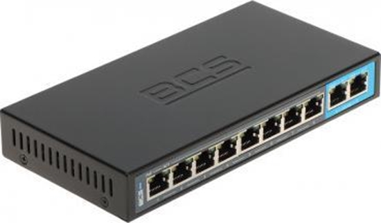 Picture of Switch BCS SWITCH POE BCS-B-SP08G02G 8-PORTOWY BCS BASIC