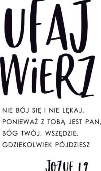 Изображение Szaron Podstawka korkowa - Ufaj i wierz