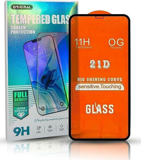 Изображение SZKŁO FULL GLUE 21D GLASS REALME 8/8 PRO black