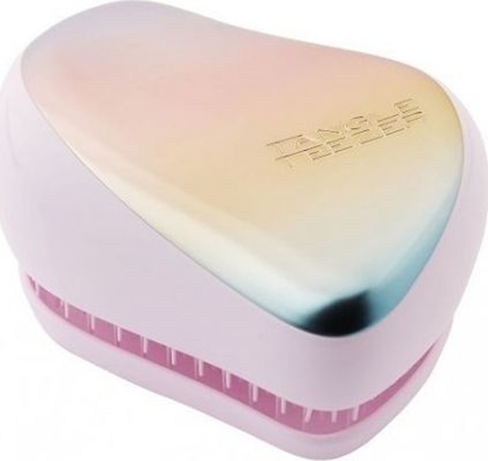 Изображение Tangle Teezer Compact Styler Hairbrush szczotka do włosów Pearlescent Matte Chrome