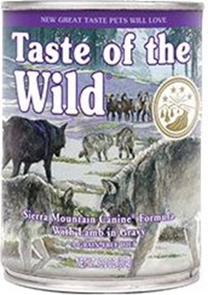 Attēls no Taste of the Wild Sierra Mountain Canine jagnięcina 390g