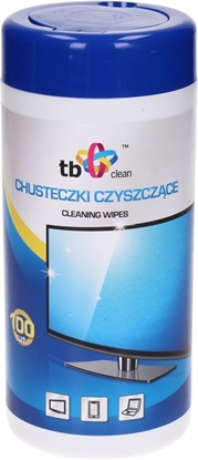 Изображение TB Print Clean Chusteczki nasączone 100 sztuk tuba (ABTBCU00000CHTM)
