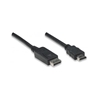 Изображение Kabel Techly DisplayPort - HDMI 1m czarny (ICOC-DSP-H12-010)