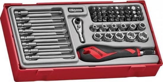 Изображение Teng Tools 49-elementowy zestaw wkrętaka z grotami wymiennymi Teng Tools TTMDQ49