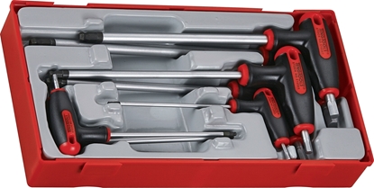 Picture of Teng Tools 7-elementowy Zestaw kluczy trzpieniowych, sześciokątnych Teng Tools TTHEX7 / TTHEX7AF - 68930106