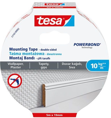 Picture of Tesa Taśma montażowa do tapet i tynku 19mm x 5m (H7774302)