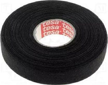 Attēls no Tesa TESA TAŚMA IZOLACYJNA CZARNA PARCIANA 19mm x 25m TS51608-00001-00