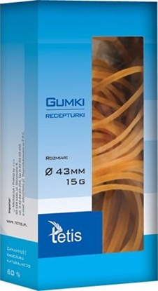 Изображение Tetis Gumki recepturki 80mm 50g. TETIS