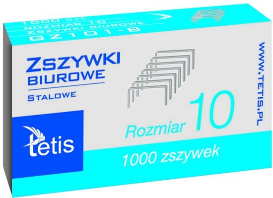 Picture of Tetis Zszywki 10 Mini (GZ101-B)