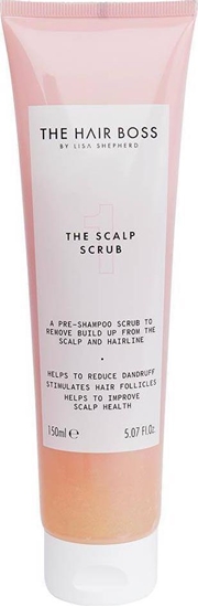 Изображение The Hair Boss THE HAIR BOSS_By Lisa Shepherd The Scalp Scrub peeling do oczyszczania skóry głowy i włosów 150ml