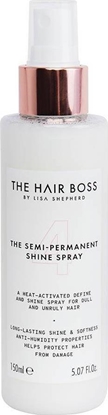 Изображение The Hair Boss THE HAIR BOSS_By Lisa Shepherd The Semi-Permanent Shine Spray spray nadający włosom blasku 150ml