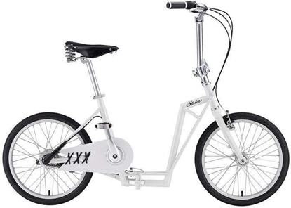 Attēls no The-sliders Lite White gustowny i komfortowy, składany rower, hulajnoga 2w1