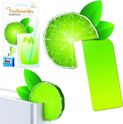 Изображение Thinking Gifts Fruitmarks Limonka - zakładka do książki