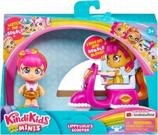 Изображение Tm Toys Pojazd z laleczką Kindi Kids Mini Skuter Lippy Lulu  (GXP-790741)