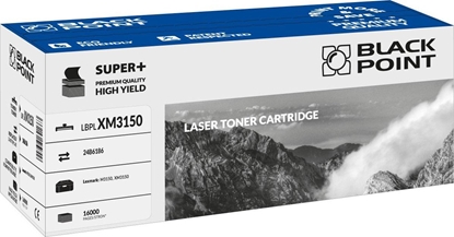 Attēls no Toner Black Point LBPLXM3150 Black Zamiennik 24B6186 (BLLXM3150BKBW)