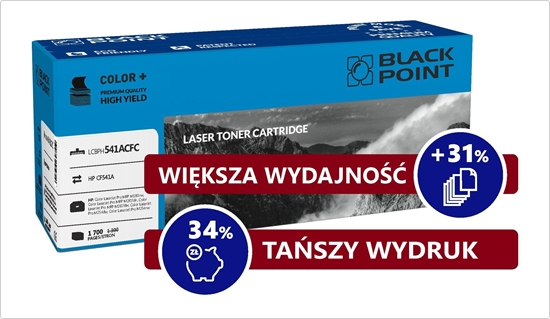 Изображение Toner Black Point LCBPH541ACFC Cyan Zamiennik CF541A (BLHCF541AC)