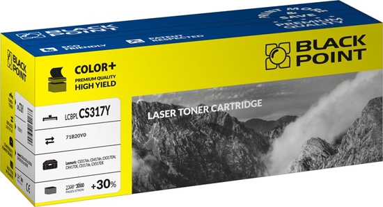 Изображение Toner Black Point LCBPLCS317Y Yellow Zamiennik 71B20Y0 (BLLOPCS317YBW)