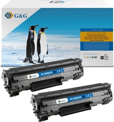 Attēls no Toner G&G G&G kompatybilny toner z HP CB435A, CB436A, CE285A, CE278A, Canon CRG128, NT-PH435CUU, HP 35A, black, 2000s