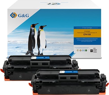 Изображение Toner G&G G&G kompatybilny toner z HP CF410X, NT-PH410XBK, HP 410X, black, 6500s, high capacity