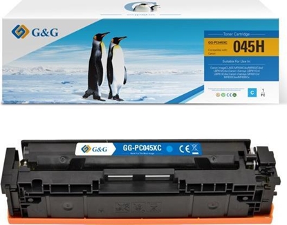 Изображение Toner G&G G&G kompatybilny toner z Canon 045HC, NT-PC045XC, cyan, 2200s