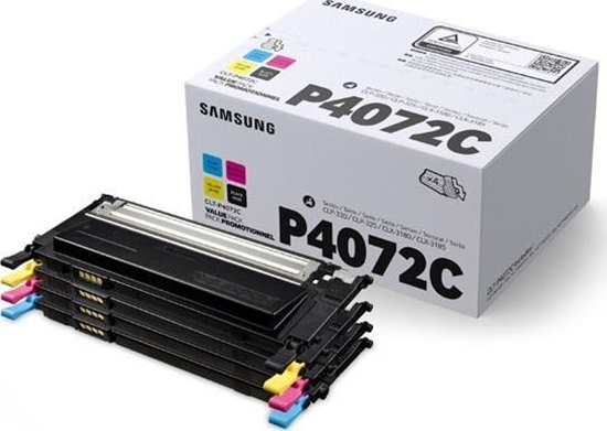 Изображение Toner Samsung CLT-P4072 Zestaw CMYK Oryginał  (CHPSU382AXNG)