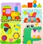 Picture of Tooky Toy TOOKY TOY Puzzle 4 w 1 Układanka Klocki