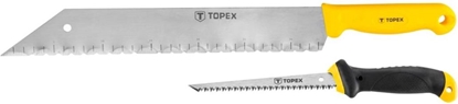 Изображение Topex (Piła do płyt gipsowo-kartonowych i nóż do wełny mineralnej, zestaw 2 szt.) - 10A725