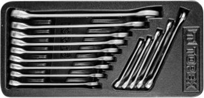 Picture of Topex Zestaw kluczy płasko-oczkowych odgiętych 6-24mm 14szt. (79R516)