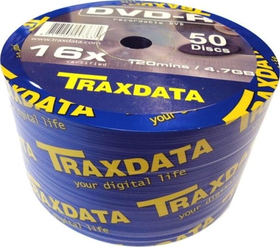 Изображение Traxdata DVD-R 4.7 GB 16x 50 sztuk (TRD50S-)