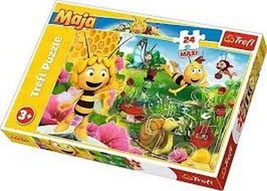 Изображение Trefl Puzzle 24 elementy Maxi - W świecie Pszczółki Mai