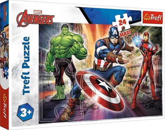 Picture of Trefl Puzzle 24 Maxi W świecie Avengersów