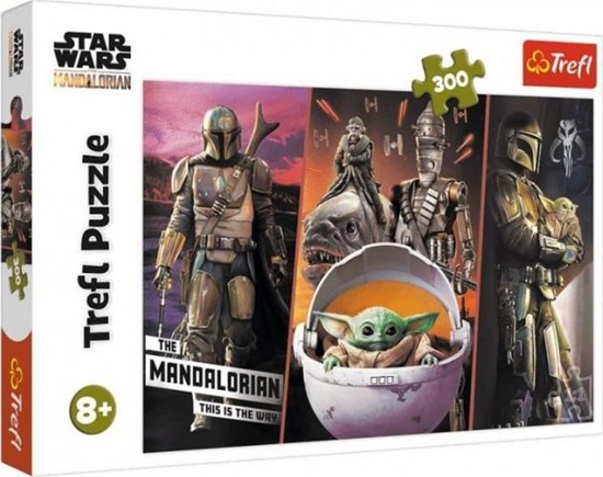 Изображение Trefl Puzzle 300el Tajemniczy Baby Yoda. Star Wars The Mandalorian 23002 Trefl p8