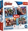 Picture of Trefl Puzzle 4w1 35,48,54,70el Odważni Avengersi. Avengers 34386 Trefl p8