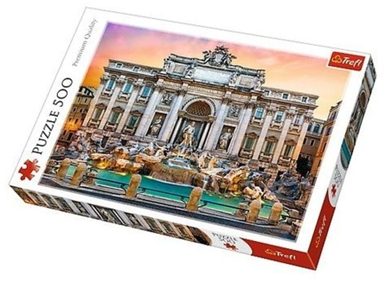 Изображение Trefl Puzzle 500 Fontanna di Trevi (268983)