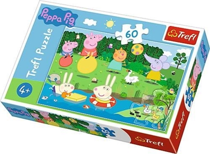 Picture of Trefl Puzzle 60 el. Świnka Peppa Wakacyjna zabawa