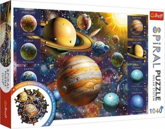 Picture of Trefl Puzzle Spiralne - Układ Słoneczny- 1040 el.