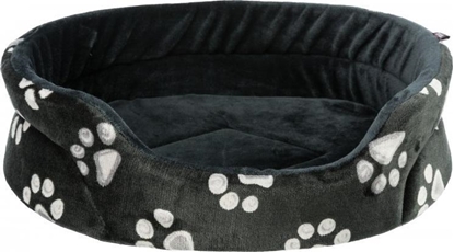 Изображение Trixie Jimmy, legowisko, dla psa/kota, owalne, czarne, 45x35 cm