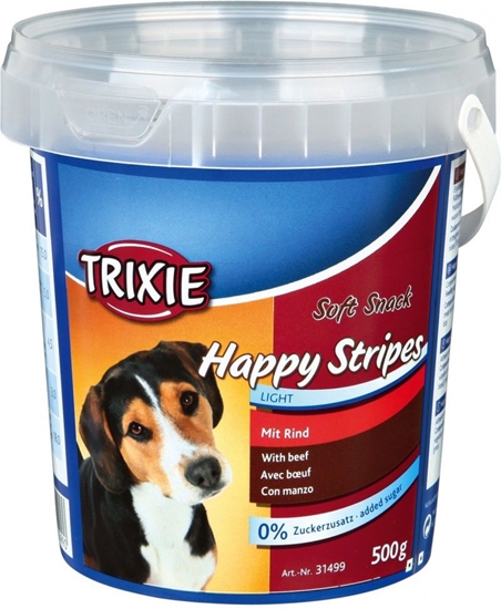 Picture of Trixie Miękkie Przekąski Dla Psa Happy Stripes 500g