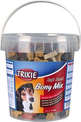 Picture of Trixie Miękkie Przekąski Dla Psa Kostki Mix 500g