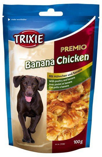 Picture of Trixie SNACKI Premio Z Kurczakiem I Bananem 100g