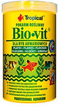 Изображение Tropical Bio-Vit pokarm roślinny dla rybek 1000ml/200g