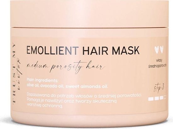 Picture of Trust Emollient Hair Mask emolientowa maska do włosów średnioporowatych 150g