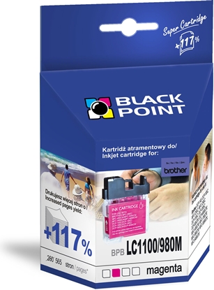 Attēls no Tusz Black Point tusz BPBLC1100/980M / LC-1100M / LC-980M (magenta)