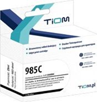 Изображение Tusz Tiom Tusz Tiom do Brother LC985 | DCP-J125/MFC-J415W | cyan