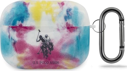 Picture of U.S. Polo Assn Etui ochronne USACAPPCUSML Tie & Dye Collection do AirPods Pro niebieskie