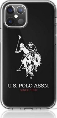 Attēls no U.S. Polo Assn US Polo USHCP12LTPUHRBK iPhone 12 Pro Max 6,7" czarny/black Shiny Big Logo